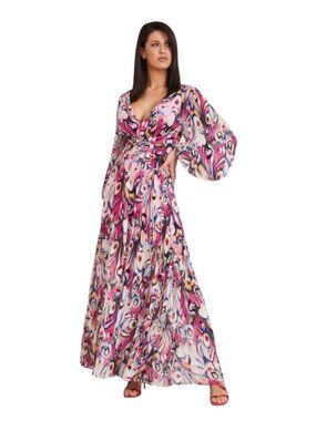 Marciano Wonderland Maxi Dress Pink Size 6 Glam Special Occasion Wedding Spring